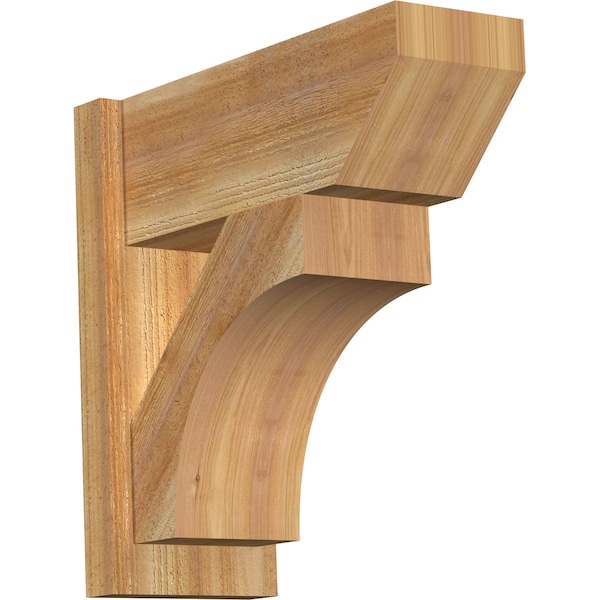 Ekena Millwork Westlake Slat Rough Sawn Outlooker, Western Red Cedar, 8"W x 20"D x 20"H OUT08X20X20WTL06RWR - main